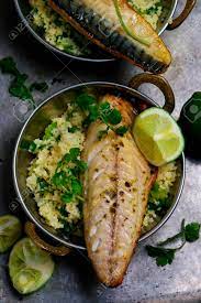Maybe you would like to learn more about one of these? Grilled Mackerel With Harissa Coriander Couscous Style Rustic Selective Stock Photo Picture And Royalty Free Image Image 95552849