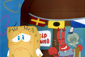 If you wish to support us please don't block our ads!! Lee S Art Blog Au Where Spongebob Never Got That Job At The