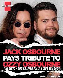 Jack Osbourne has paid tribute to his father Ozzy Osbourne, sharing a  two-and-a-half minute video of various clips of he and his father over the  years titled "Some Memories Of My Father,"