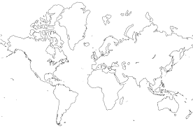 World Outline Map World Mappery World Map Outline World Map Art World Outline