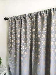 Check wayfair's vast choice of top brands & styles and get great discounts daily. Grey Gold Curtain Panel 84 90 96 108 120 Inch Blackout Etsy Gold Curtains Panel Curtains Curtains