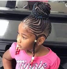 When your child is very little you might have to help them to do the coloured beads allow you to keep the braids themselves relatively simple. Best Braids For Kids Box Braids Box Braids Hairstyles Kids Bob Cut Box Braids Box Braids Hairstyle