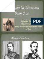 La 15 mai 1873 a murit alexandru ioan cuza, primul domnitor al principatelor unite şi al statului naţional românia. Reformele Lui Alexandru Ioan Cuza