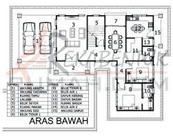 Home » 2 tingkat <4,000sqf. Plan Rumah 5 Bilik Tidur 2 Tingkat Design Rumah Terkini
