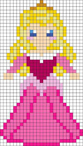 Pixel Art Princesse Disney Kawaii Motifs Perles Hama Pixel Art