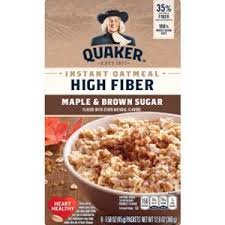 Not only will you be getting your fiber fill for that day, but now you can associate them with the love that grew between matthew and i. Is Quaker Maple Brown Sugar High Fiber Oatmeal Keto Sure Keto The Food Database For Keto