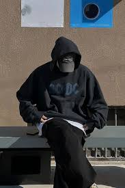 Black hoodie outfit men ...