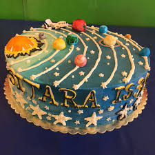 Buttercream Frosting Planet Cake Cake Planet Cake 3rd Birthday Cakes