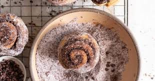 Earl Grey Buns With Dark Chocolate And Cocoa Nib Filling Cloudy Kitchen Recipe Yummy Food Sweet Recipes Dessert Recipes