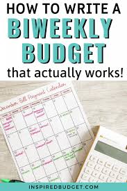 How To Budget On A Biweekly Income Budgeting Budgeting Money Budget Planning Worksheet
