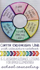 Career Exploration Unit With Interactive Notebook For Career Education School Counseling Lessons Counseling Lessons Middle School Counseling