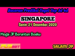 Prediksi Syair Sgp 21 Desember 2020 Prediksi Top Singapore Senin Hari Ini Jitu Youtube