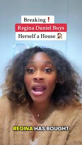 Regina Daniels Celebrates New Home Purchase
