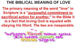 The Biblical Meaning Of Love Preached February 5