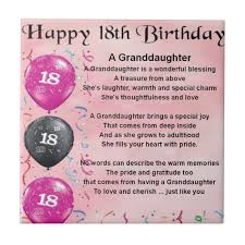 Birthday Wishes For 21 Year Old Granddaughter Granddaughter Poem 18th Birthday Tile Zazzle Com In 2020 Birthday Wishes For Daughter Birthday Quotes For Daughter Birthday Quotes