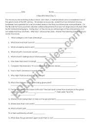 A Beautiful Mind Worksheet A Beautiful Mind Esl Worksheet By Jdevlin In 2020 Worksheets Kindergarten Math Worksheets Mindfulness