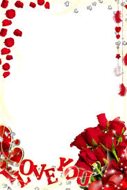Cute Transparent Photo Frame With Roses Love You Birthday Photo Frame Flower Bouquet Drawing Love Frames
