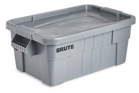 Shop baskets & storage containers and a variety of storage & organization products online at lowes.com. Rubbermaid Commercial Brute Tote Storage Bin With Lid 14 Gallon Gray Fg9s3000gray Lidded Home Storage Bins Amazon Com Industrial Scientific