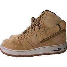 Excellent état porté quelques fois basket nike air max 97 pointure 39 acheté l'année dernière sur le site de zalando à 170 €. Air Force 1 High Trainers Nike Camel Size 44 5 Eu In Suede 8025826