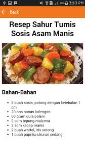 Kali ini chef ade koerniawan membagikan resep. Resep Masakan Sahur Simple Fur Android Apk Herunterladen
