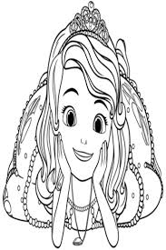 desenho para colorir princesa sofia