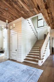 37 Most Beautiful Examples Of Using Shiplap In The Home Farmhouse Staircase Basement Design Ship Lap Walls