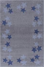 Nicht immer geht es beim kauf von produkten danach, dass man es wirklich haben möchte. Kinderteppich 120x180 160x230 Grau Blau Teppich Sterne Kinderteppiche Kindermobel Furnart