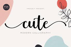 Calligraphy is an aesthetic composing style where the weight is differed to make thick and dainty lines, all in a solitary stroke. Cute Modern Calligraphy Font Dafont Free