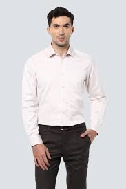 Louis Philippe Shirts Louis Philippe Beige Shirt For Men At Louisphilippe Com