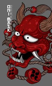 Samurai tattoo design oni mask drawing. Oni Mask Speed Painting Oni Mask Mask Drawing Character Design