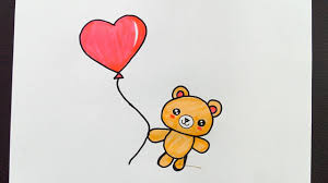 Simple valentines day drawings for him. Cute Teddy Bear Cute Valentine S Day Drawings Novocom Top