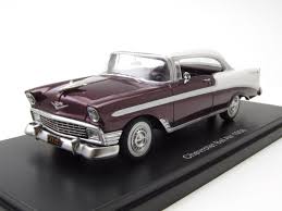 Maybe you would like to learn more about one of these? Modellauto Chevrolet Bel Air Sport Coupe 1956 Lila Weiss Modellauto 1 43 Neo Scale Models 74 95