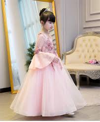 Spitzen tull blumenmädchen kleid hochzeit kinder kleid. Luxus Rosa Tull Blumenmadchen Kleid Kinder Hochzeit Kleid Langarm Appliques Kinder Party Prom Kleid Erstkommunion Kleider Kids Wedding Dresses Girls Dresskids Wedding Aliexpress