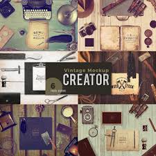 Vintage Mockup Creator Mockup Branding Mockups