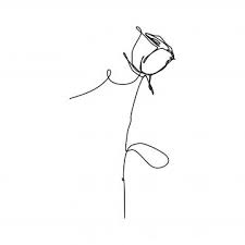 Line Art Drawing One Continuous Lineart Of A Hand Holding Minimalist Style One Lover Valentine Png Transparent Clipart Image And Psd File For Free Download Line Drawing Tattoos Rose Line Art