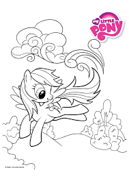 Coloriage My Little Pony Rainbow Dash All colorings are for free! coloriage my little pony rainbow dash