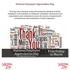 Pin By National Day Calendar On Celebrate Every Day National Employee Appreciation Day Employee Appreciation Appreciation
