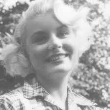 A photo of my biography subject, Barbara Payton, and her father, Lee  Redfield, that will be part of the video pitch deck my writing colleague  and I are working