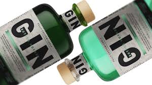 Free Gin Bottle Mockup Pinspiry In 2020 Bottle Mockup Gin Bottles Gin