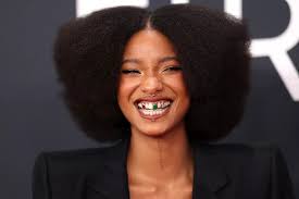 Jaden Smith and Willow Smith arrive at the 2025 #GRAMMYs