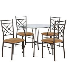 Vintage dining table with an elongated octagon form top featuring colorful italian tiles with bold floral designs bordered by a painted wood frame. Tile Top Dining Sets Target