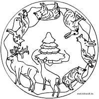 Ausmalbilder tiere kostenlos ausdrucken motivations lovely. Winter Mandalas Im Kidsweb De