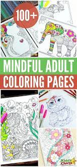This activity is good for reinforcing the learning concept of one to one correspondence. 100 Mindful Adult Coloring Pages To Chill Out With