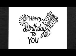 How To Write Happy Birthday To You In Style Step By Step Easy Lettering Writing Youtube In 2020 Happy Birthday Writing Happy Birthday Writing Style Lettering