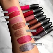 Fivetwo Beauty M A C Retro Matte Liquid Lipcolour Metallics