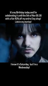 I'm celebrating my 41st birthday with a fat 40%off my entire Etsy Shop for  Butcher Apparel! Link in my stories. , https://butcherapparel.etsy.com