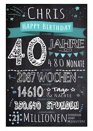 Meilensteintafel Kreidetafel 40 Geburtstag Frau Und Mann Geburtstagstafel In 2020 Geburtstag Kreidetafel Geschenke Zum Geburtstag Geburtstag Mutter