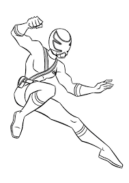 Coloring pages of power rangers jungle fury. Yellow Ranger