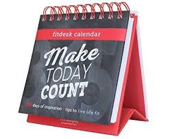 Fitlosophy Fitdesk 365 Day Perpetual Calendar For Daily Fitness Inspiration Daily Workout Fitness Inspiration Fitness Planner
