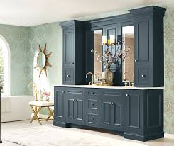 They free up valuable floor space. Blue Bathroom Vanity Diamond Cabinets